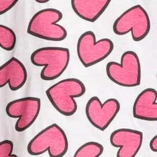 pink heart long sleeve