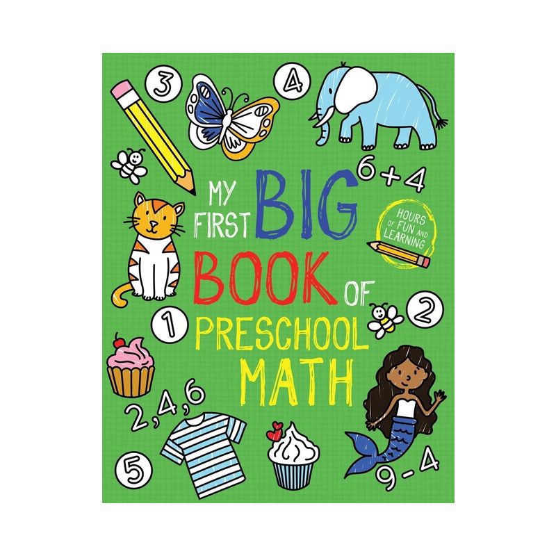 My First Big Book of Preschool Math - (My First Big Book of Coloring) by  Little Bee Books (Paperback), 1 of 2