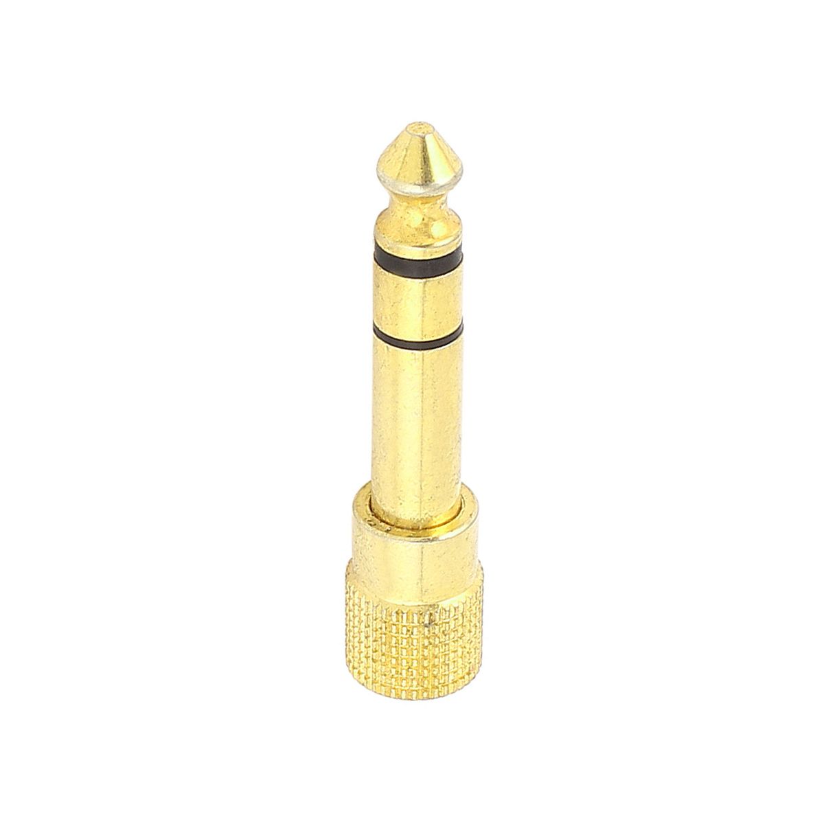 Unique Bargains Audio Adapter Gold Tone 1 Pc - thumbnail 3