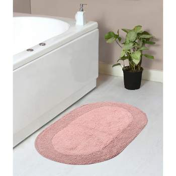Double Ruffle Collection Cotton Ruffle Pattern Tufted Bath Rug - Home Weavers