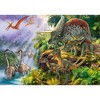500 Piece Jigsaw Puzzle, Dinosaur Valley, Prehistoric scenery, dinosaur puzzle, prehistoric animal, Adult Puzzles, Castorland B-53643 - 2 of 4