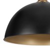 LamQee 1-Light Large Pendant Light Kitchen Island, Farmhouse Modern Dome Pendant Light Fixtures Ceiling Hanging Lighting Chandelier - 4 of 4