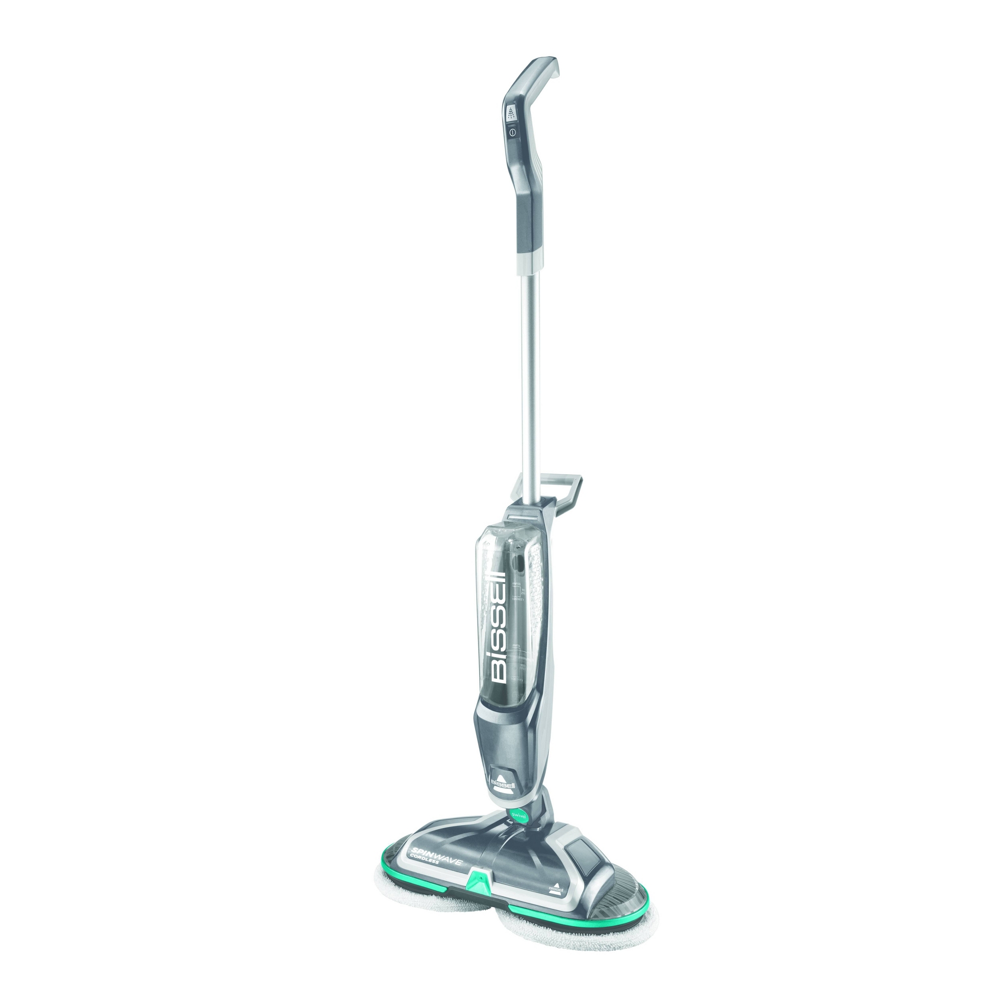 BISSELL SpinWave Hard Floor Spin Mop 2039A 14" Cleaning Path Black