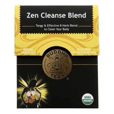 Buddha Teas Tea Cleanse Blend Tea - Case Of 6/18 Bags : Target