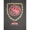 House Of The Dragon Targaryen Shield Men's Black Long Sleeve Shirt-3xl ...