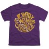 Boys' Short Sleeve Willy Wonka And the Chocolate Factory Gold Circle Logo T-Shirt - 2 of 4