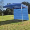 Z-Shade 10 Foot Angled Leg Instant Canopy Tent Taffeta Attachment to Provide Ultimate Shading for Outdoor Events, Blue (Attachment Only) - 4 of 4