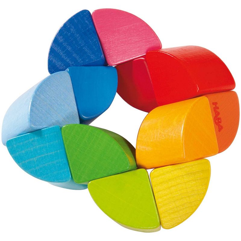HABA Rainbow Ring Wooden Clutching Toy (Made in Germany), 4 of 6