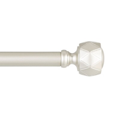 Amalgamated Textiles Adjustable Single Curtain Rod