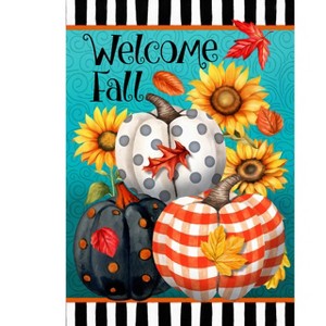 Briarwood Lane Fall Garden Flag 12x18 For Outdoor Perfectly Patterned Pumpkins For Fall Garden Flag Flags For Outside - 1 of 4