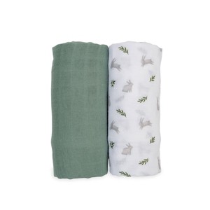Cotton Swaddle 2 Pack - 1 of 4