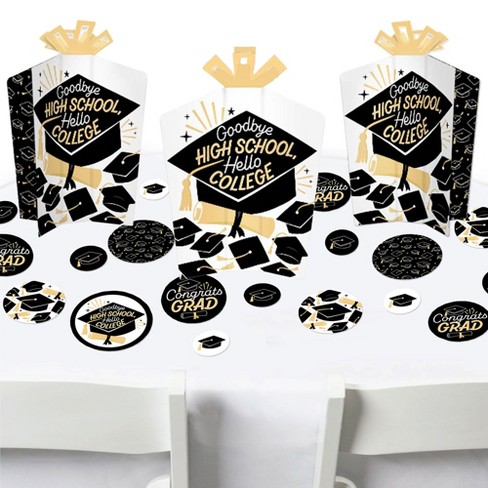 Big Dot Of Happiness Gold 2024 Graduation Party Centerpiece Sticks