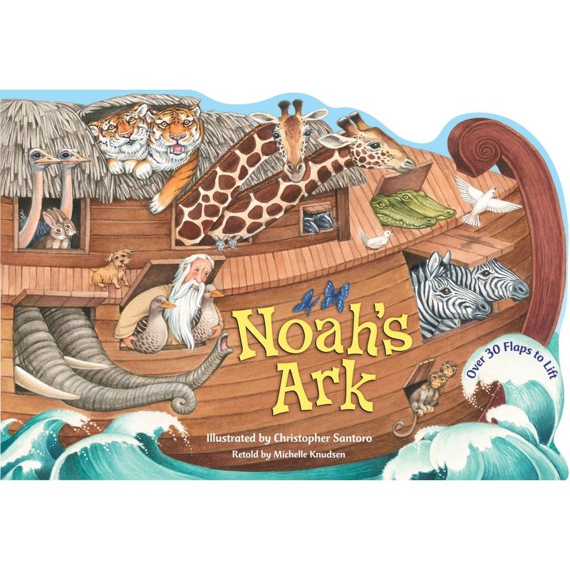 Noah's Ark - (Lift-The-Flap) by  Michelle Knudsen (Board Book), 1 of 2