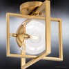 Urban Ambiance Luxury Minimalist Ceiling Light 9.75''H x 12''W,  Brushed Bronze Finish,  Canton Collection, UHP4020 - 4 of 4