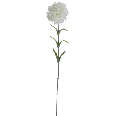 Allstate Floral 24" White Carnation Artificial Flower