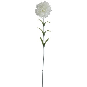 Allstate Floral Single Carnation Artificial Floral Stem Spray - 24" - White - 1 of 2
