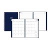 Blue Sky Weekly/Monthly Wirebound Planner Notes 5.875"x8.625" Solid Navy Blue - 4 of 4