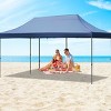 10x20 FT Heavy-Duty Pop-Up Canopy Tent with 6 Sidewalls, UV Protection, Waterproof, Adjustable Height, Wheeled Bag for Outdoor Events-Coolbibila - 2 of 4