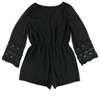 bar III Womens Bell Sleeve Romper Jumpsuit - 2 of 2