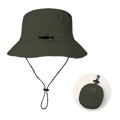 Acoinel Lightweight Bucket Hat with Drawstring Closure, Sun Hat for Fishing, Gardening, Rowing