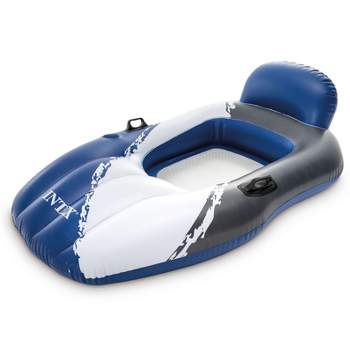 Intex Floating Mesh Lounge, Inflatable Sport Float 64in x 41in