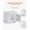 VEVOR Shaker Base Cabinet, 36-Inch Unassembled Sink Base Cabinet, 36" W x 24" D x 34.5" H Ready to Assemble Cabinet, White - 3 of 4
