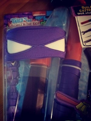 Gioco Di Ruolo Raphael - Set Build N Battle Con Sai E Accessori - Tartarughe Ninja Tales