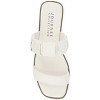 Journee Collection Womens Pegie Slip On Faux Leather Flat Sandals - 4 of 4