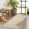Area Rug Non-Slip Floral Washable Living Room Throw Small Stain Resistant Rugs - 2 of 4