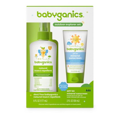 Image of Babyganics Sunscreen SPF 50 Combo Kit - 12 fl oz/2ct