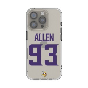 NFL Minnesota Vikings Players Game Tactic Clear Cell Phone Case for Apple iPhone - 1 of 4