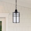 Adisyn 7" Outdoor Pendant - PLT4026 - Black - Safavieh - 3 of 4