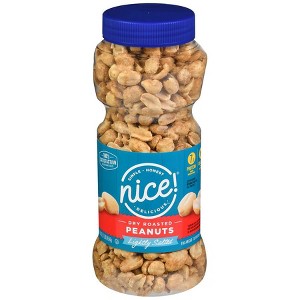 Nice! Dry Roasted Peanuts Lightly Salted 16.0 oz - 1 of 3