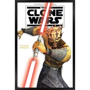 Trends International Star Wars: The Clone Wars - Savage Opress Feature Series Framed Wall Poster Prints - 1 of 4