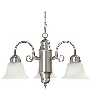 Capital Lighting David 3 - Light Chandelier in  Matte Nickel - 1 of 2