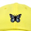 Dalix Butterfly Embroidered Cap Cotton Baseball Hat Garden Womens - 2 of 4
