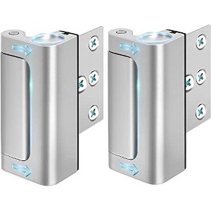DOMETOUR Home Security Door Lock, 4 Pack Childproof Reinforcement Lock, 800lbs Strong Night Latch for Inside Swing Door - 1 of 4