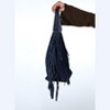 VALS - Navy Suede Leather Shoulder Bag (Women) navy suede standart - 4 of 4