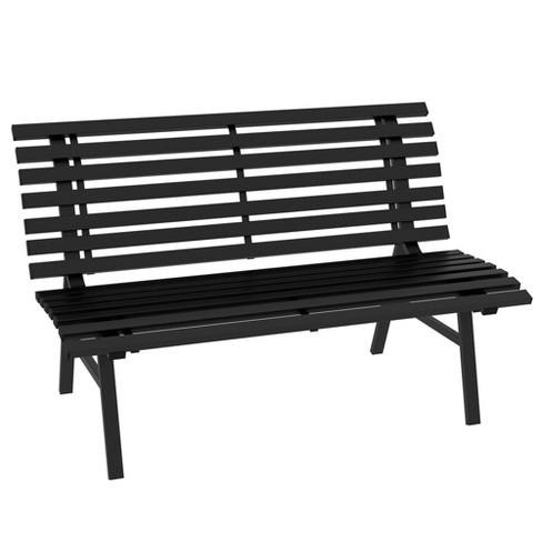 Target black best sale metal bench