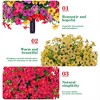 1.97FT Artificial Cypress Topiary Tree w/Ground Spike, Fake Shrubs UV Resistant Artificial Cedar Bushes, Set of 2 Faux Plants for Outdoor - 2 of 4