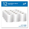 Scott Essential High Capacity Hard Roll Towels for Business, Absorbency Pockets, 1-Ply, 8" x 1,000 ft, 1.5" Core, White,12 Rolls / CT - 2 of 4