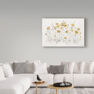 Lisa Audit Yellow Wildflowers Canvas Art, 22x32 Inches