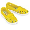 Collections Etc Adjustable Canvas Plaid Padded Insoles Sandals - 3 of 4