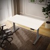 NicBex 55.12 Inch Electric Standing Desk,Dual Motor Adjustable Height Home Office Desk with Two-Piece Tabletop for Bedroom,Living Study Room - 2 of 4