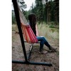 Stansport Cotton Blend Traveler Hammock 78" x 31" Red - 4 of 4