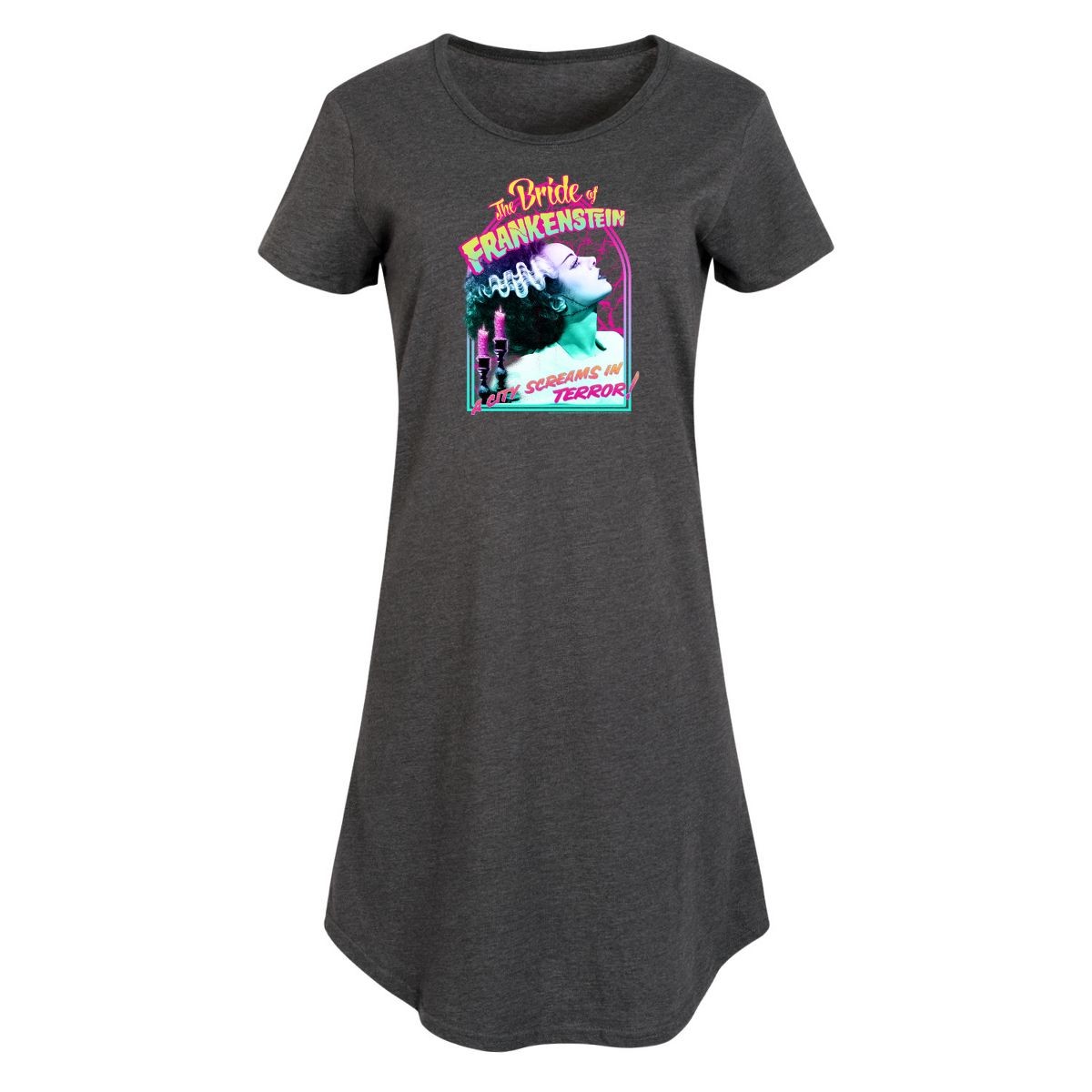 Women's - Universal - The Bride of Frankenstein Graphic T-shirt Dress - thumbnail 5