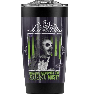 Beetlejuice Ghost Steel Tumbler 20oz Coffee Travel Mug