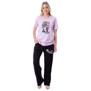 The Umbrella Academy Womens' Klaus Hargreeves TV Series Sleep Pajama Set Multicolored - 1 of 4