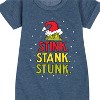 - Dr. Seuss - The Grinch Stink Stank Stunk Graphic Short Sleeve Fleece Dress - 2 of 4