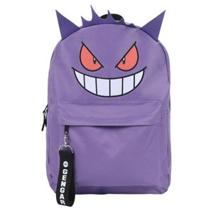 Pokemon Gengar Character 16 Backpack with Chunky Webbing Strap - 1 of 4